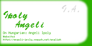 ipoly angeli business card